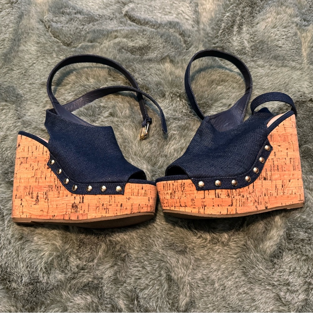 Wedge Jean sandal